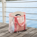 Piscina di viaggio extra grande personalizzata Polca impermeabile PU BASSO DI LUGO PILEDABILE ESTERNO CAPPERSA CAPPHINE MASSH BASSO DI SCHEMA CON TOTE